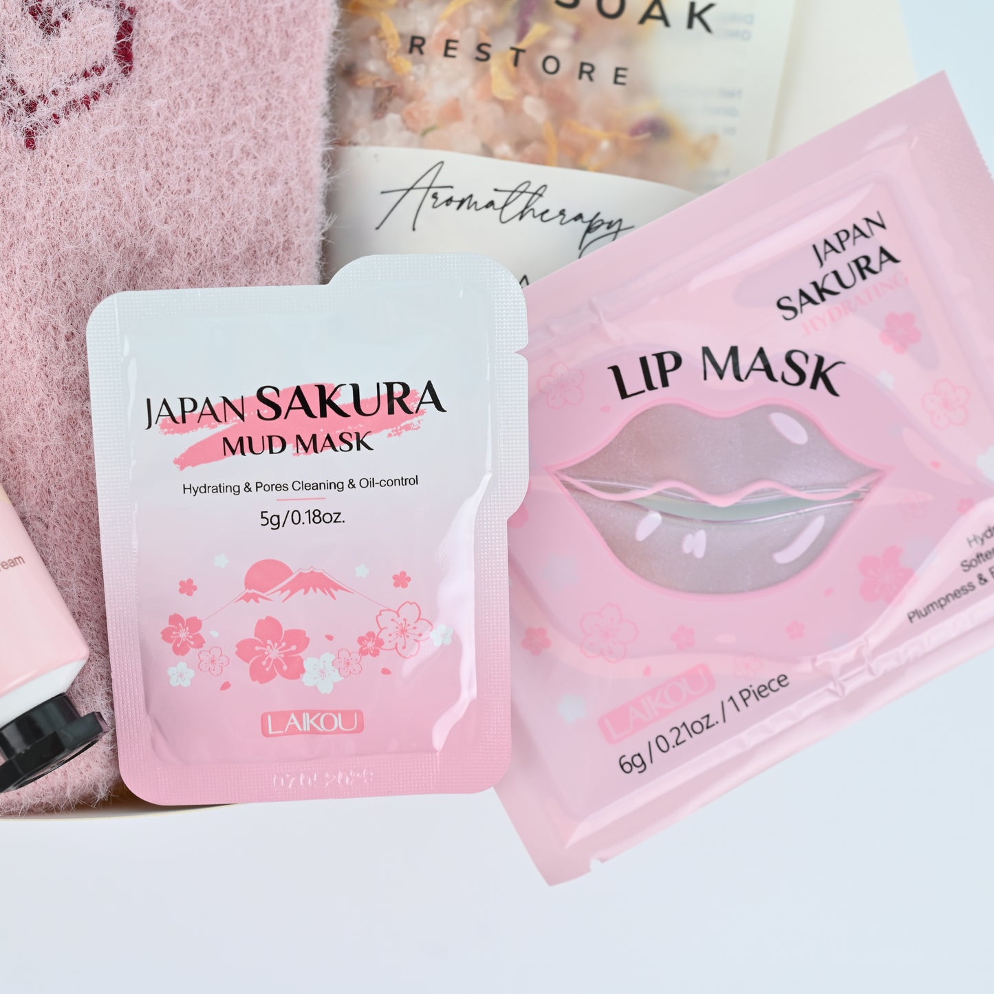 💗 Pink Sakura Pamper Gift Box | Affordable Self-Care for Her | Under $25