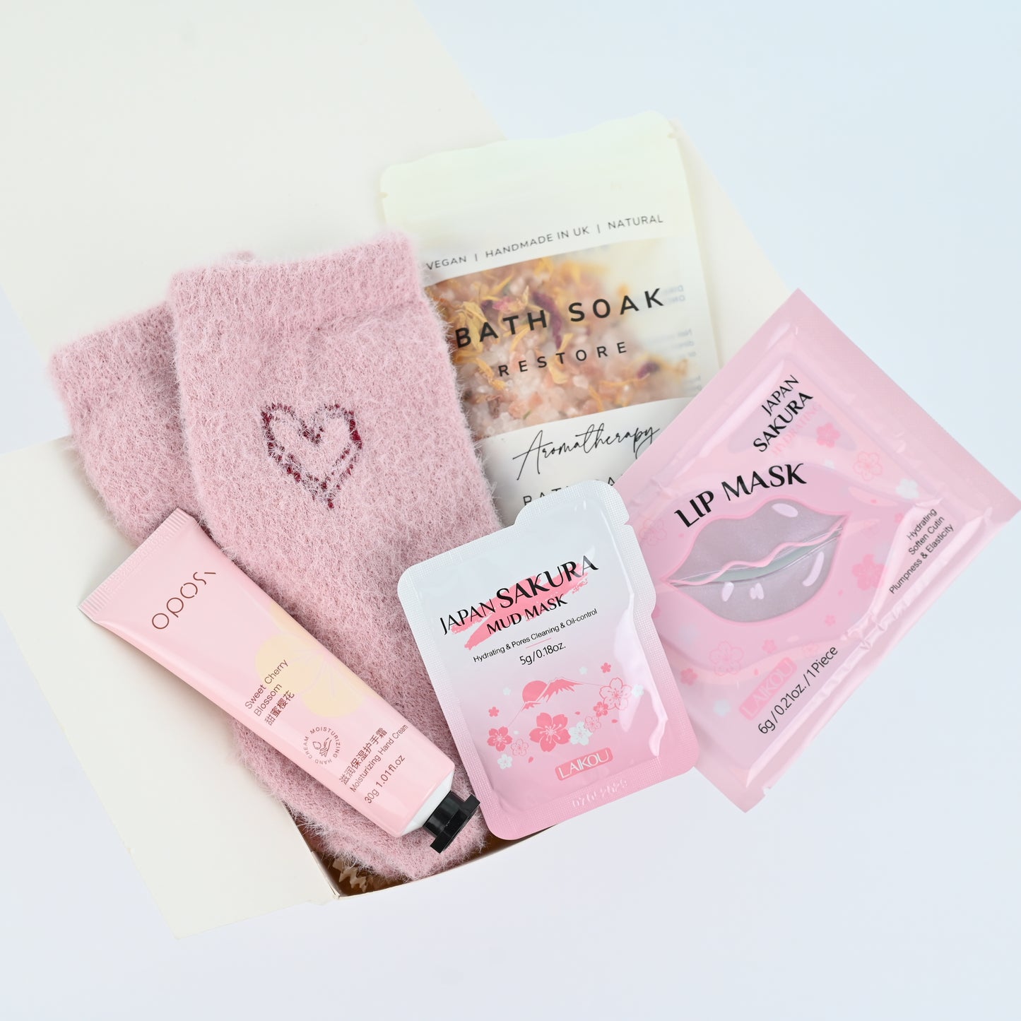 💗 Pink Sakura Pamper Gift Box | Affordable Self-Care for Her | Under $25