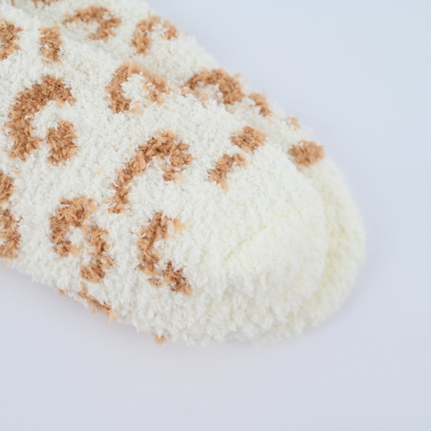 Super Soft Leopard Socks Brown