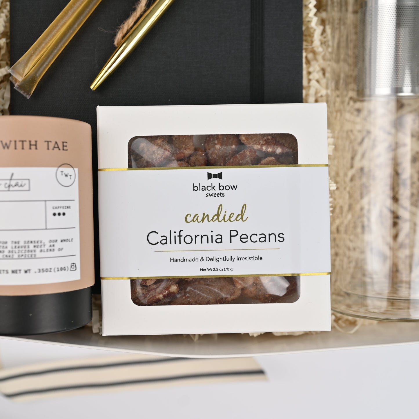 Solid Gift box with black notebook