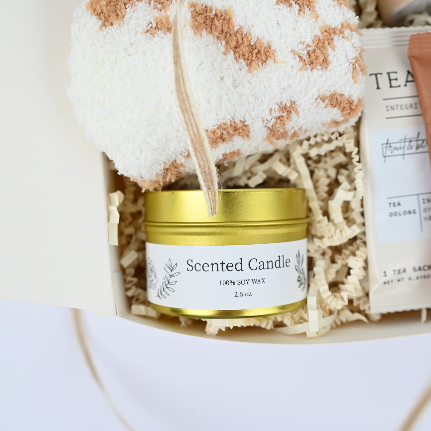 Cozy Self-Care Gift Box | Relaxation Spa Kit for Her | Personalized Gift