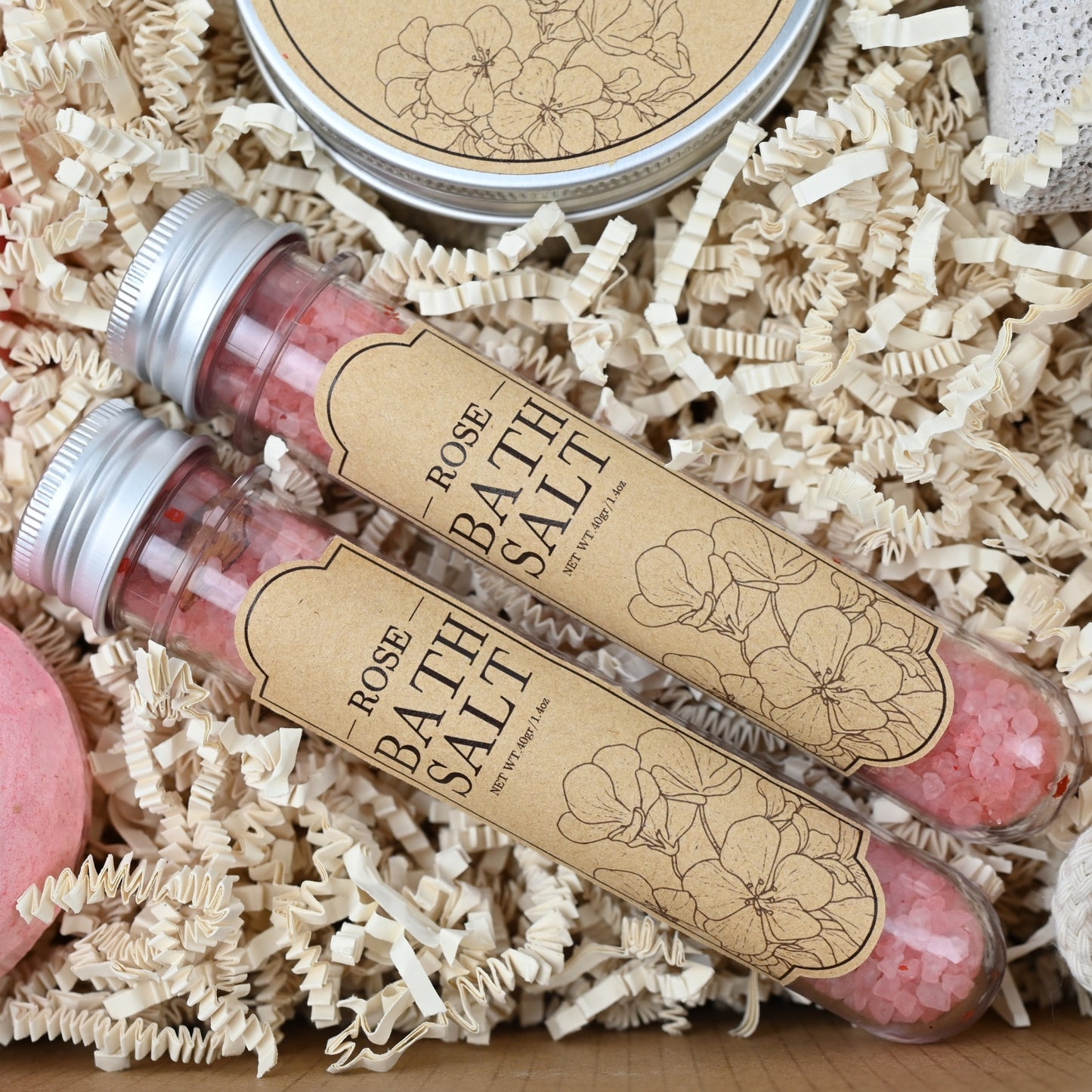 Large Rose Spa set
