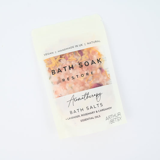 Aromatherapy Bath Soak — Restore (Lavender, Rosemary & Cardamom)